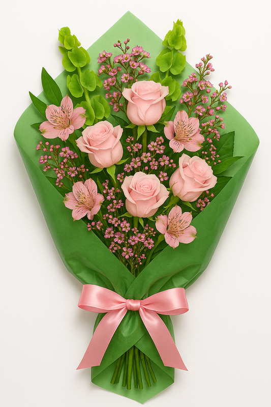 Sweetest Wishes Hand-Tied Bouquet