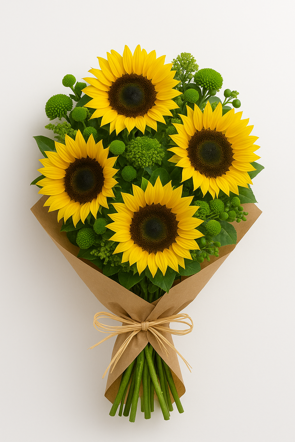 Sunflower Surprise Handwrapped Bouquet